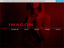 Tablet Screenshot of imagon-p.com